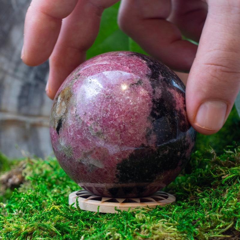 Polished Rhodonite Spheres || Internal Love || Madagascar-Nature's Treasures