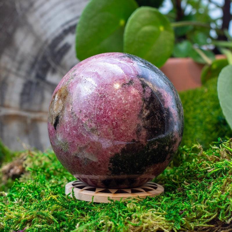 Polished Rhodonite Spheres || Internal Love || Madagascar-Nature's Treasures