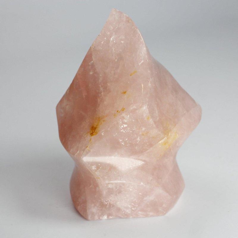 Polished Rose Quartz Free Form Flames || Inner Love || Madagascar-Nature's Treasures