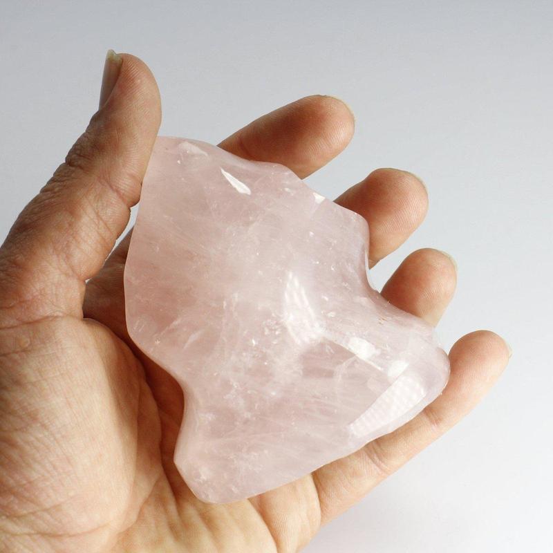 Polished Rose Quartz Free Form Flames || Inner Love || Madagascar-Nature's Treasures