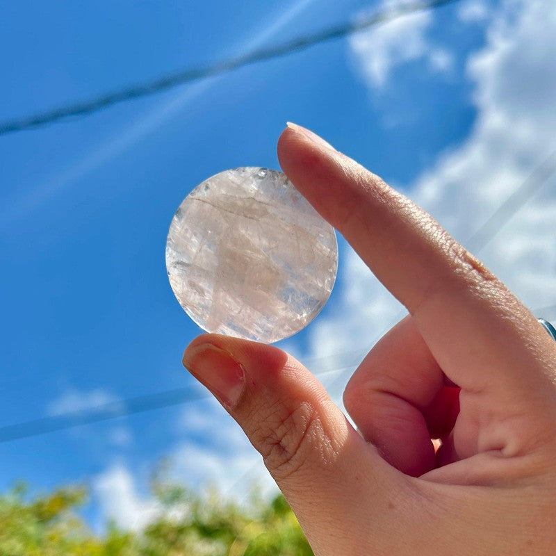 Polished Rose Quartz Round Cabochons || Brazil-Nature's Treasures