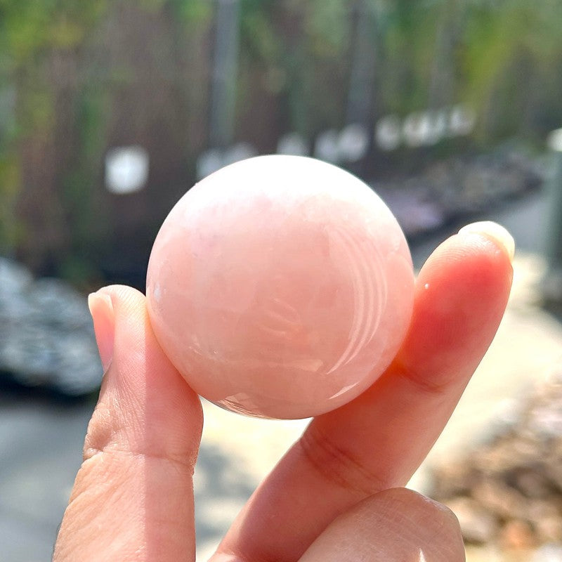 Polished Rose Quartz Spheres || Inner Love || Brazil-Nature's Treasures