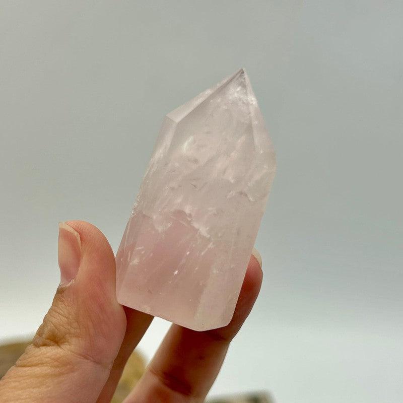 Polished Rose Quartz Tower Points || Self-Love || Brazil-Nature's Treasures