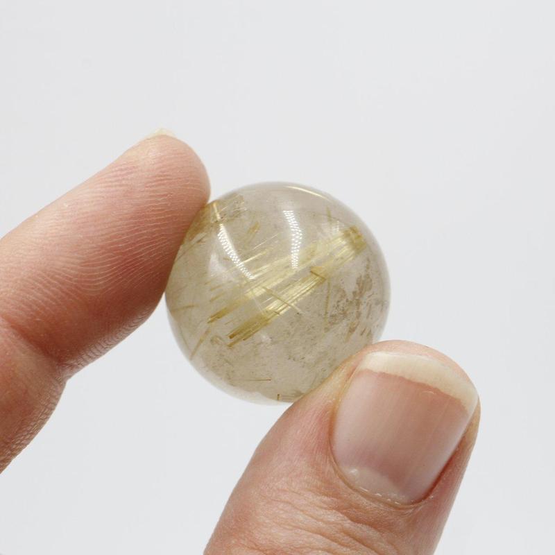 Polished Rutilated Quartz Sphere's || Brazil-Nature's Treasures