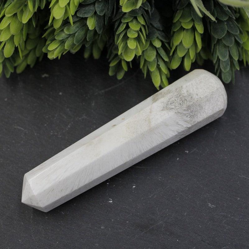 Polished Scolecite Massage Point Tool || India-Nature's Treasures