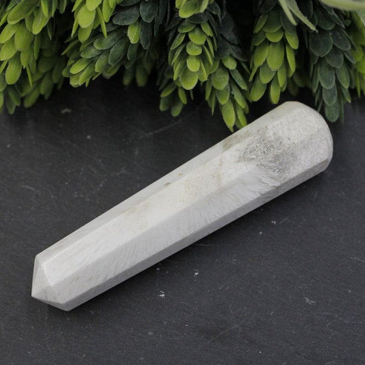 Polished Scolecite Massage Point Tool || India-Nature's Treasures