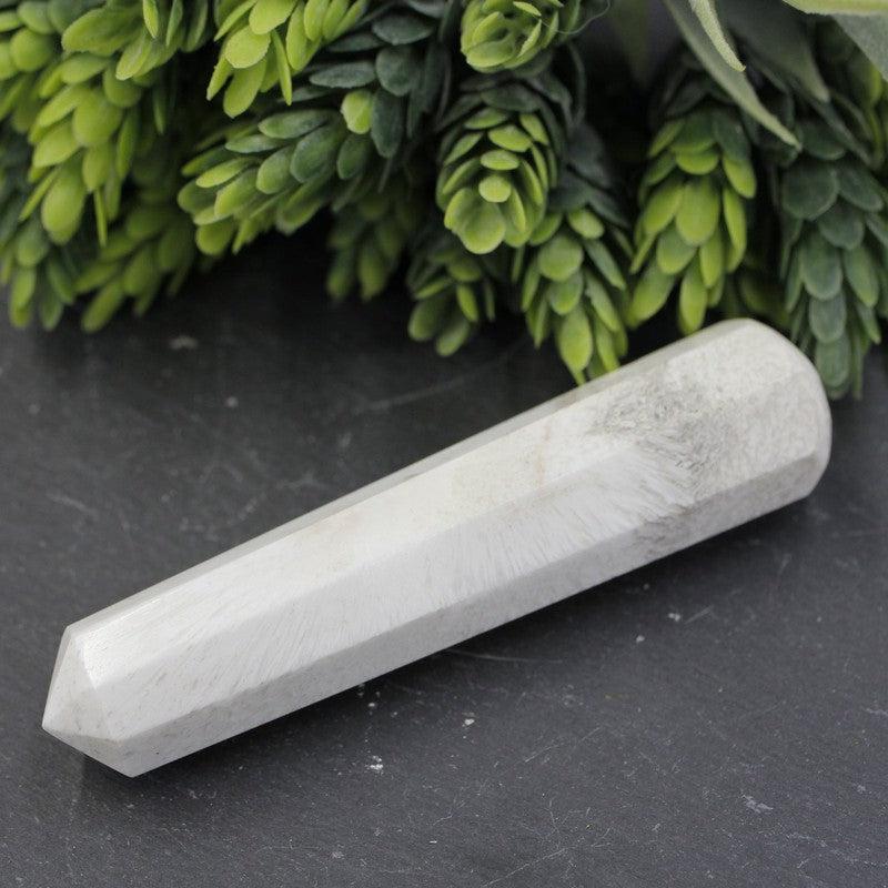 Polished Scolecite Massage Point Tool || India-Nature's Treasures