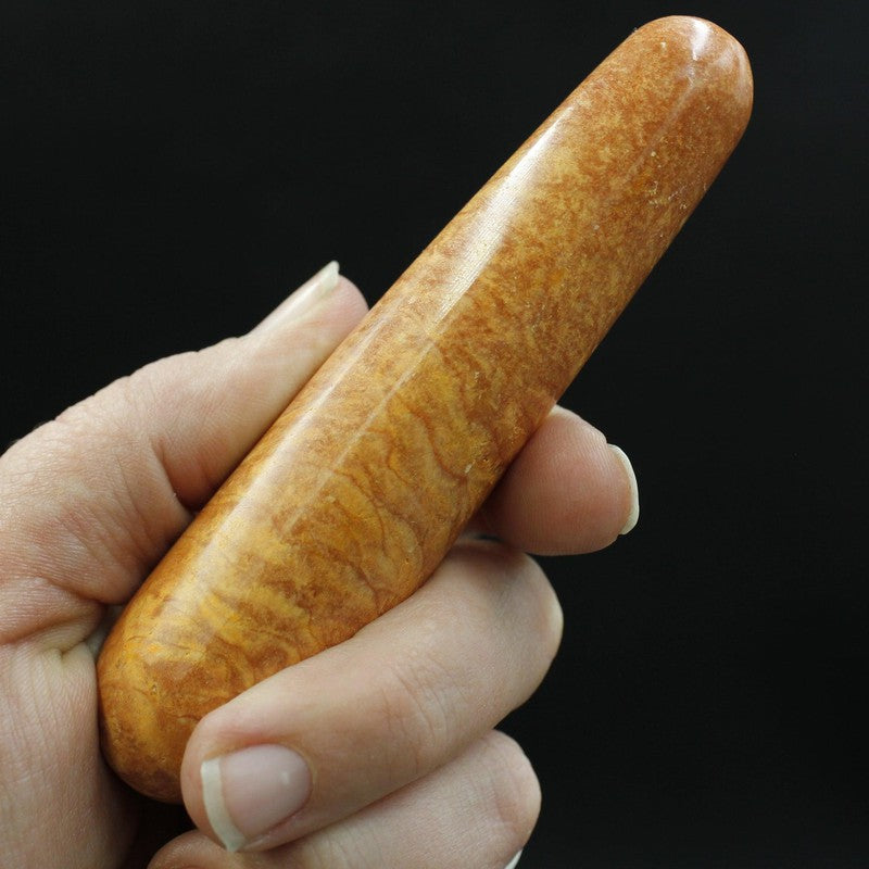 Polished Sedona red Jasper Massage Tool || Peru-Nature's Treasures