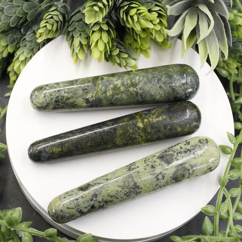 Polished Serpentine Massage Tool || Peru-Nature's Treasures
