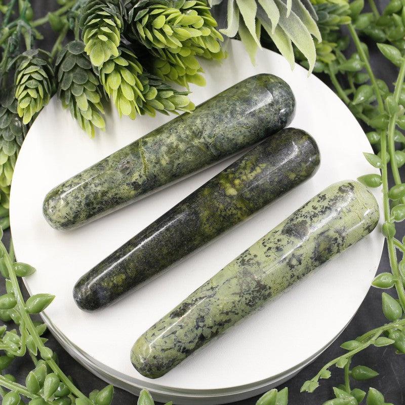 Polished Serpentine Massage Tool || Peru-Nature's Treasures