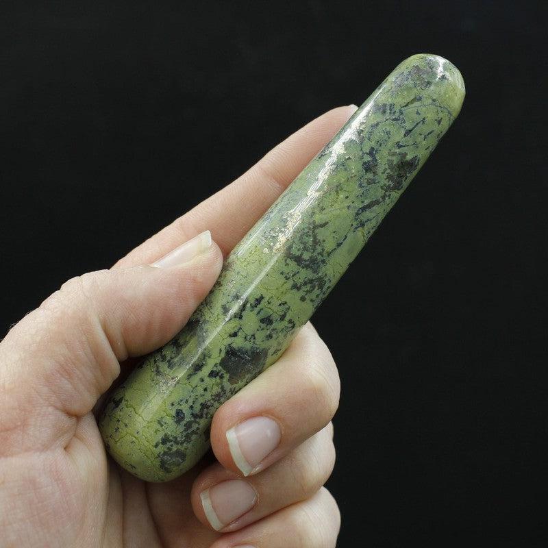 Polished Serpentine Massage Tool || Peru-Nature's Treasures