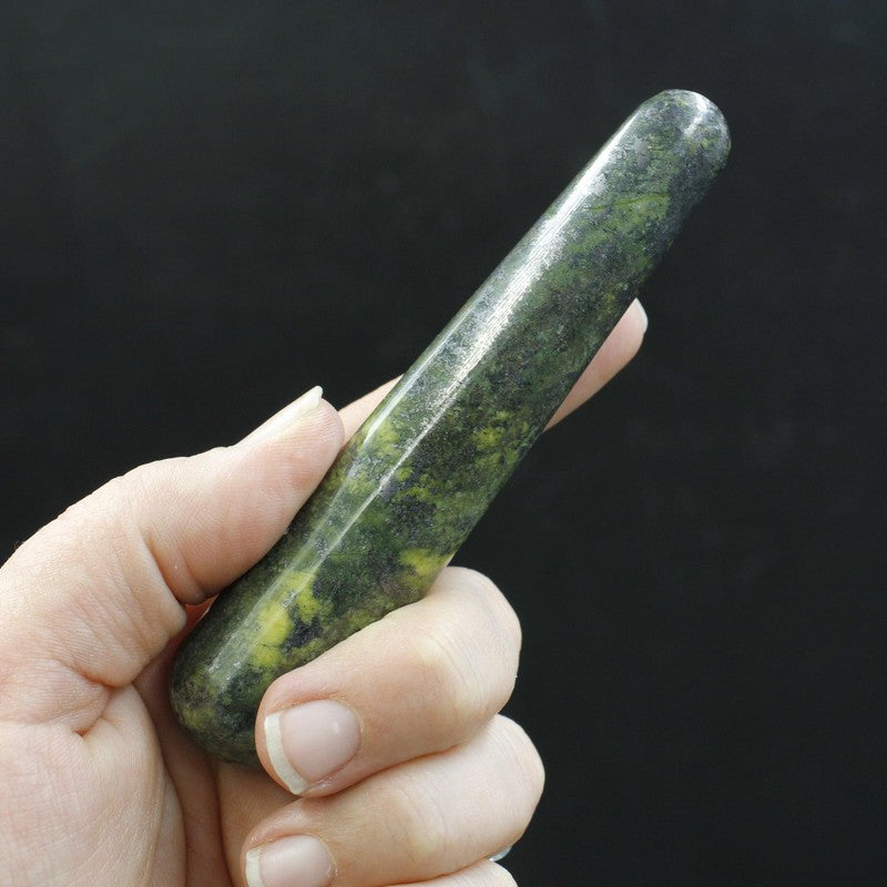 Polished Serpentine Massage Tool || Peru-Nature's Treasures