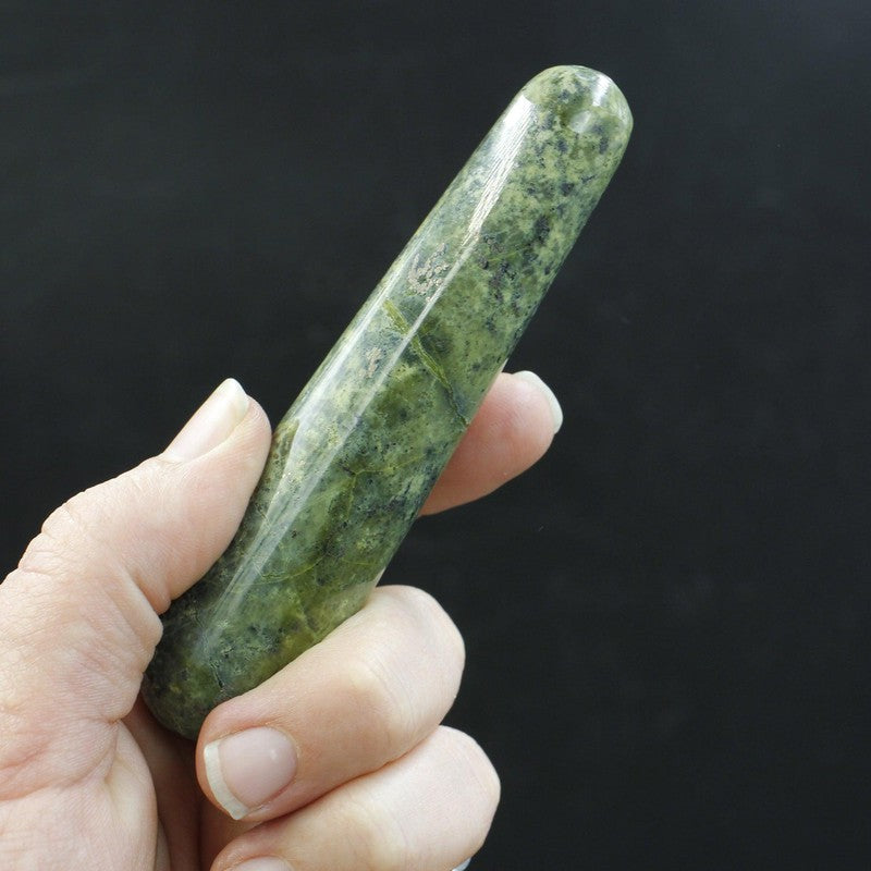 Polished Serpentine Massage Tool || Peru-Nature's Treasures