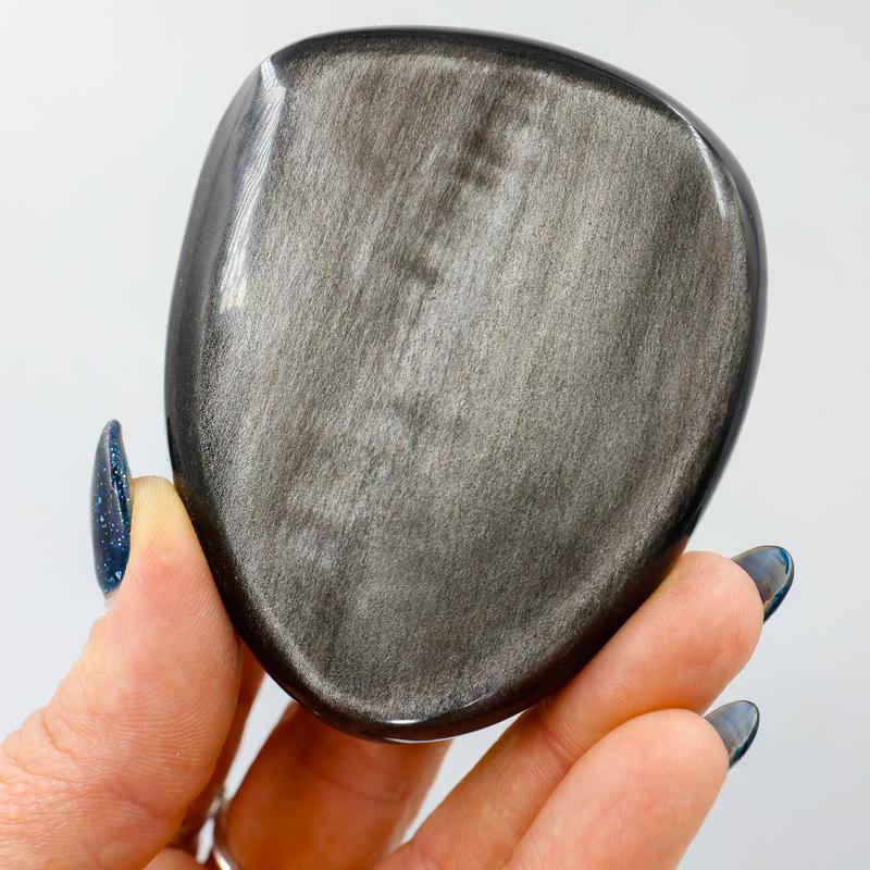 Polished Silver Sheen Obsidian Free Forms || Trunk Show 2024-Nature's Treasures