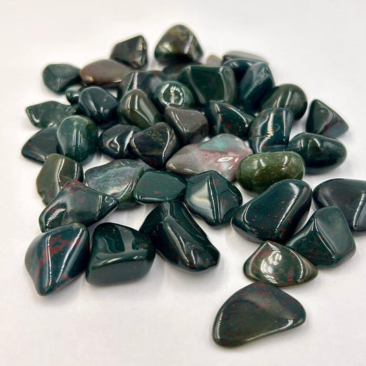 Polished Small Bloodstone Tumbles || Detoxing & Sacrifice || India-Nature's Treasures