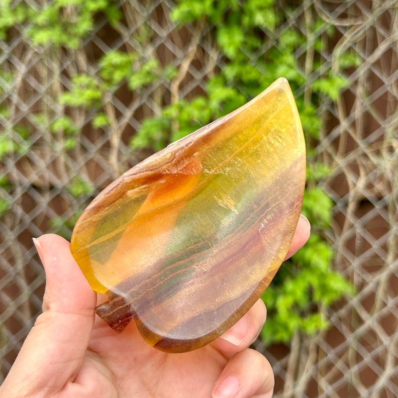 Polished Small Fluorite Dish Carved Bowls || Trunk Show-Nature's Treasures