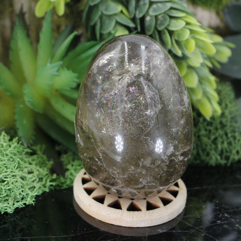 Polished Smoky Quartz Eggs 45mm || Protection-Nature's Treasures