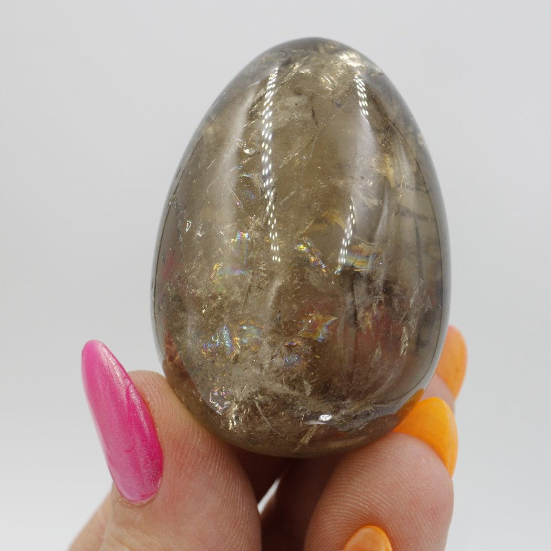 Polished Smoky Quartz Eggs 45mm || Protection-Nature's Treasures