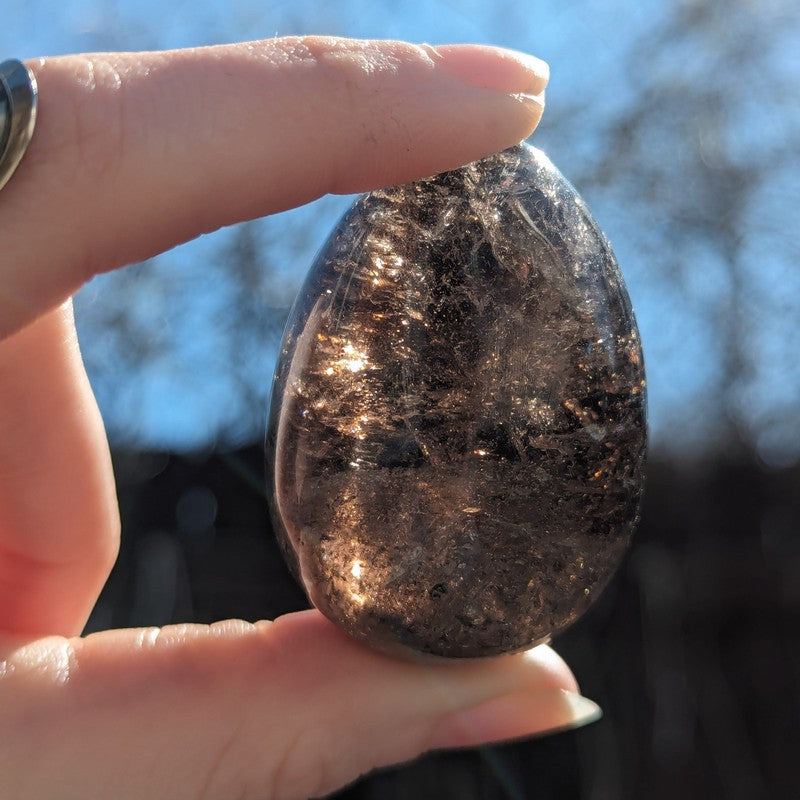 Polished Smoky Quartz Eggs 45mm || Protection-Nature's Treasures