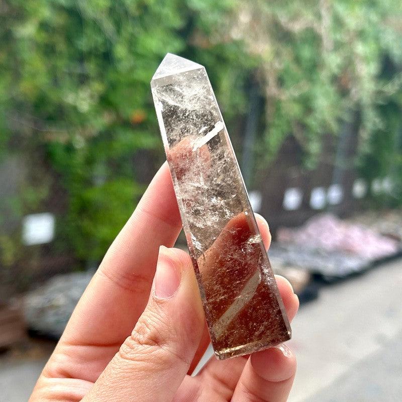 Polished Smoky Quartz Obelisk Tower Points || Protection || Brazil-Nature's Treasures