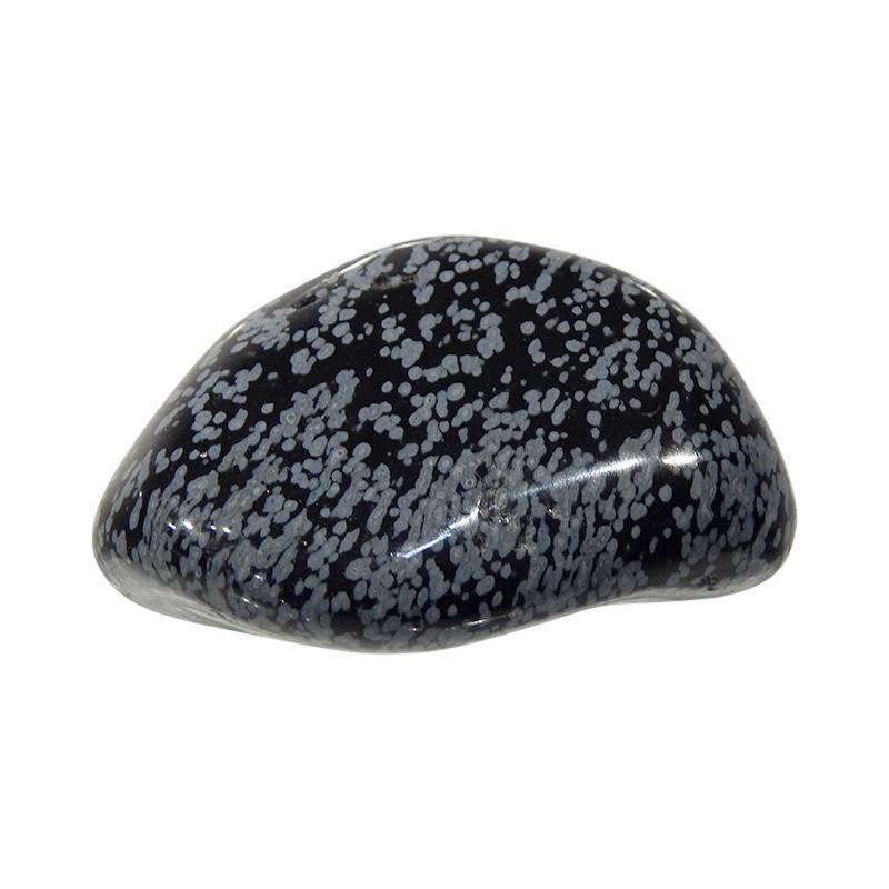 Polished Snowflake Obsidian Massage Stone Tool-Nature's Treasures