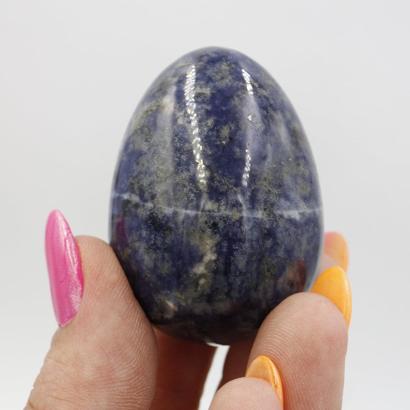 Polished Sodalite Eggs 45mm || Communication-Nature's Treasures