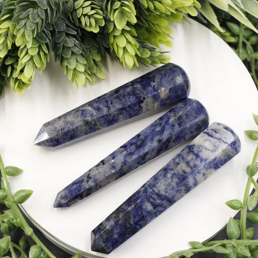 Polished Sodalite Massage Point Tool || Africa-Nature's Treasures