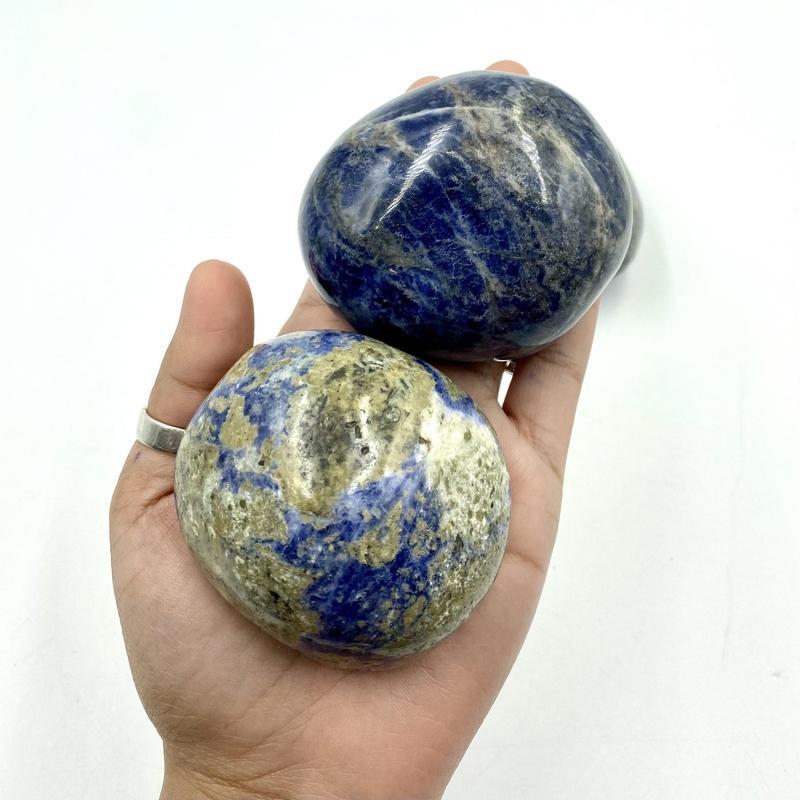 Polished Sodalite Massage Stone Tool || Intuition-Nature's Treasures