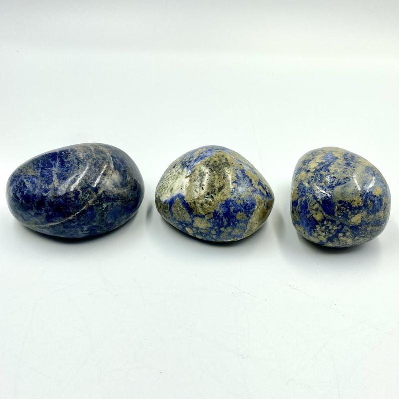 Polished Sodalite Massage Stone Tool || Intuition
