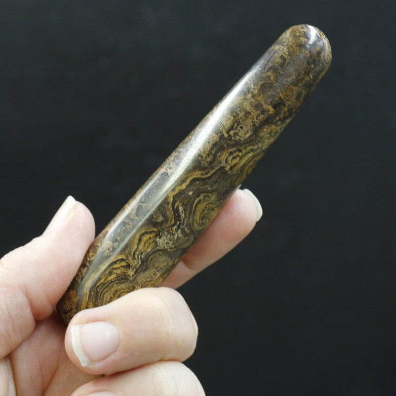 Polished Stromatolite Massage Tool || Peru-Nature's Treasures