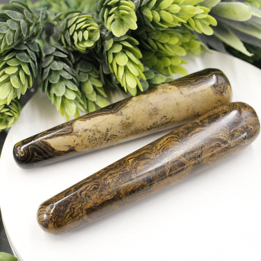 Polished Stromatolite Massage Tool || Peru-Nature's Treasures