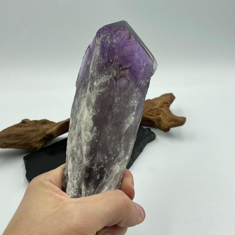 Polished Tip Amethyst Healing Spear || Brazil-Nature's Treasures