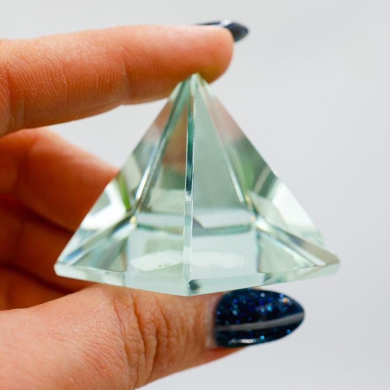 Polished Volcanic Ash Glass Pyramids || Mexico-Nature's Treasures