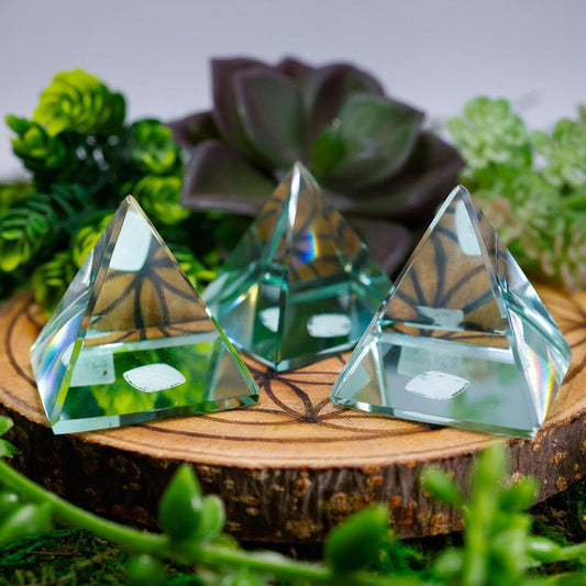 Polished Volcanic Ash Glass Pyramids || Mexico-Nature's Treasures