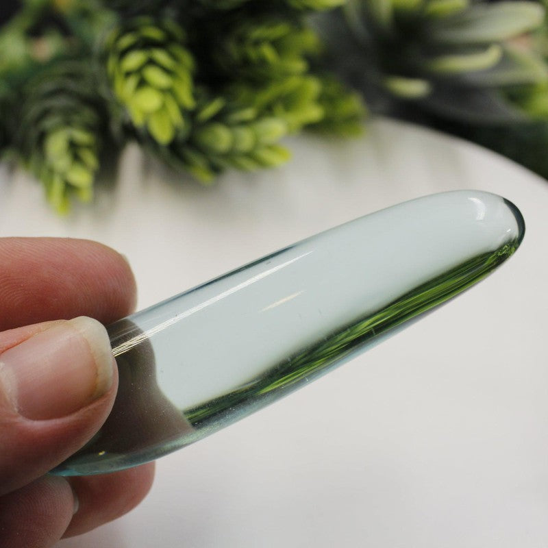 Polished Volcanic Ash Obsidian Glass Massage Tool || China-Nature's Treasures