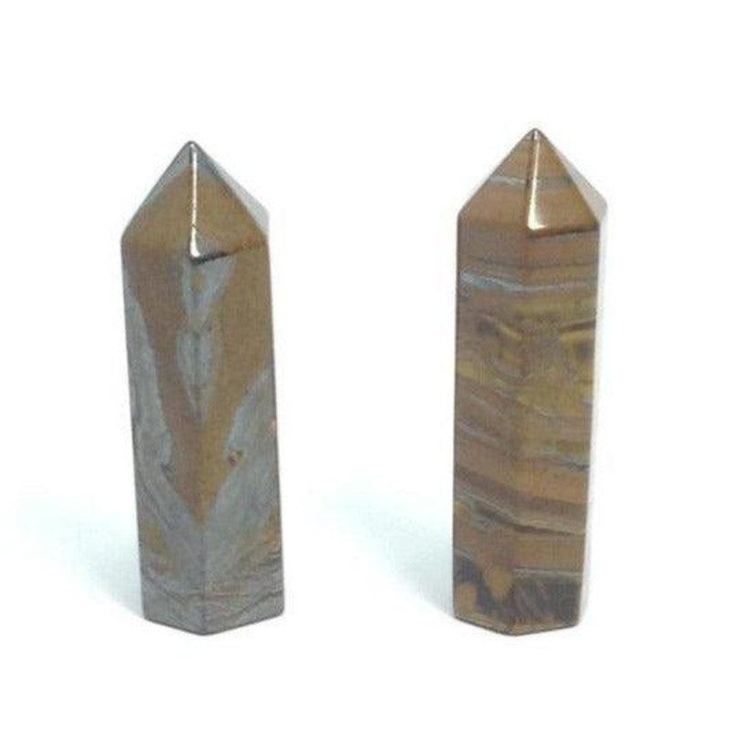 Polished Yellow Tiger's Eye Tower Points || Brazil-Nature's Treasures