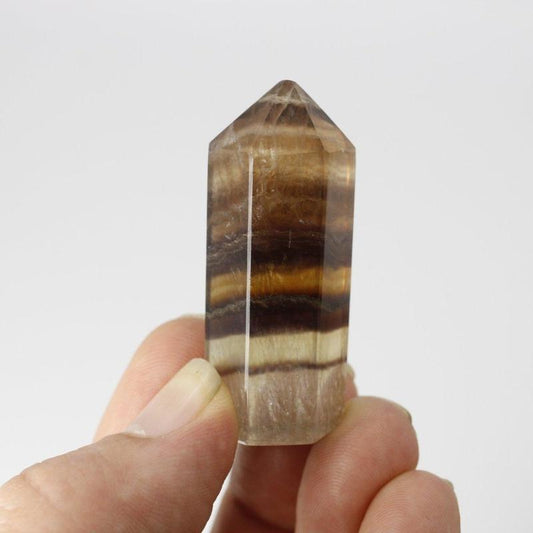 Polished Yellow and Purple Fluorite Tower Points || Creativity, Mental Clarity-Nature's Treasures
