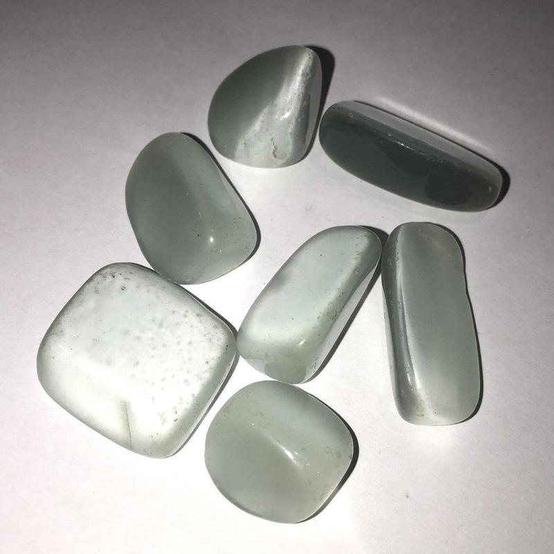 Polished and Colored Fiber Optic Glass Tumbles || Meditation & Intention || USA-Nature's Treasures