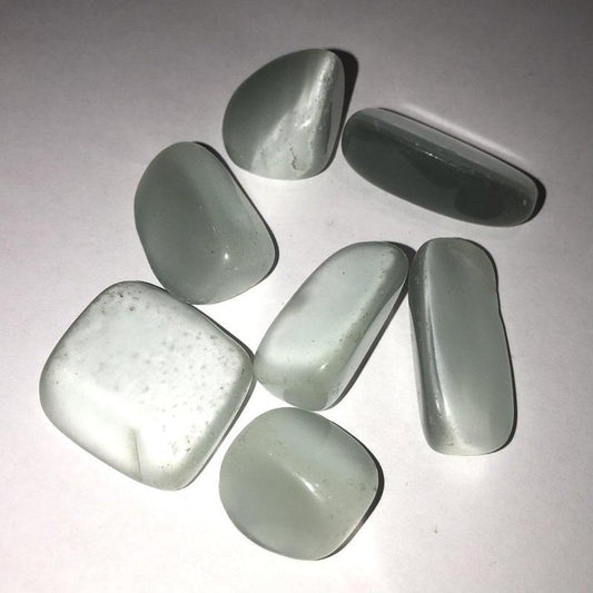 Polished and Colored Fiber Optic Glass Tumbles || Meditation & Intention || USA-Nature's Treasures