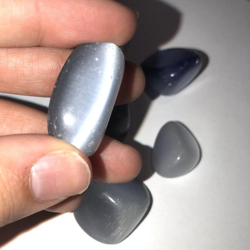 Polished and Colored Fiber Optic Glass Tumbles || Meditation & Intention || USA-Nature's Treasures