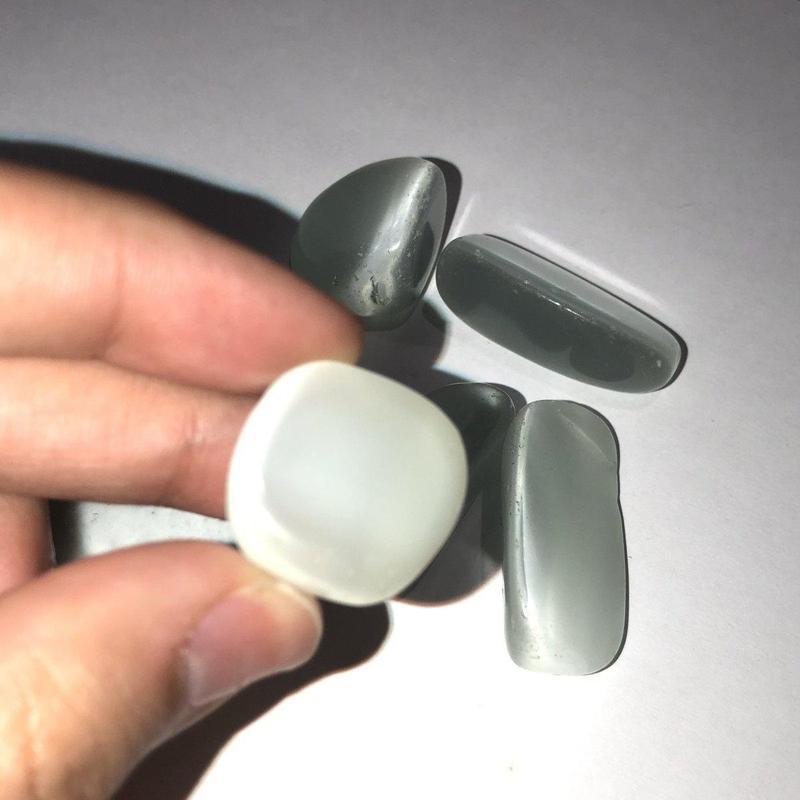 Polished and Colored Fiber Optic Glass Tumbles || Meditation & Intention || USA-Nature's Treasures