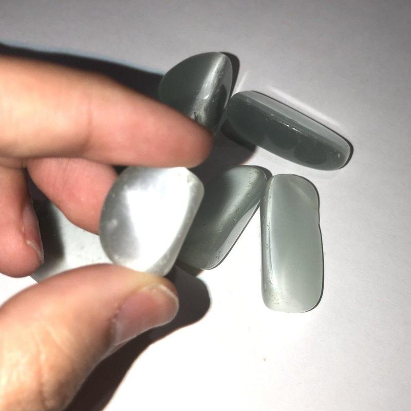 Polished and Colored Fiber Optic Glass Tumbles || Meditation & Intention || USA-Nature's Treasures