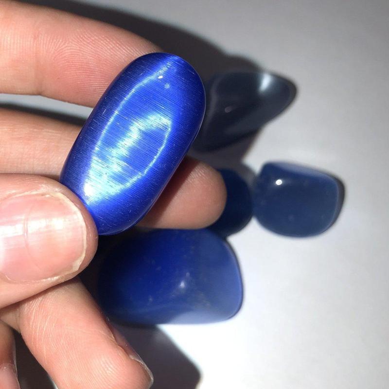 Polished and Colored Fiber Optic Glass Tumbles || Meditation & Intention || USA-Nature's Treasures
