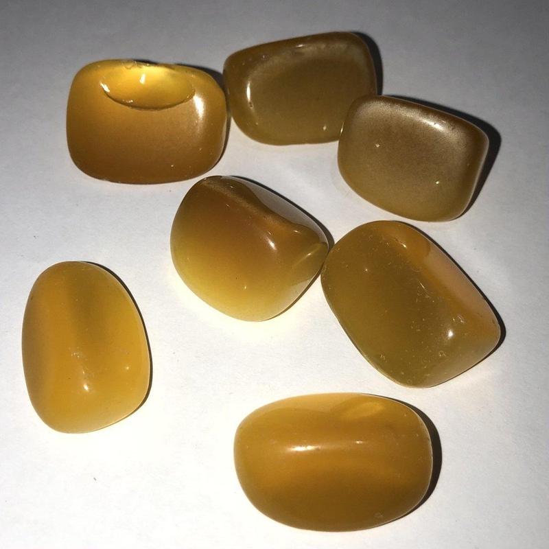 Polished and Colored Fiber Optic Glass Tumbles || Meditation & Intention || USA-Nature's Treasures