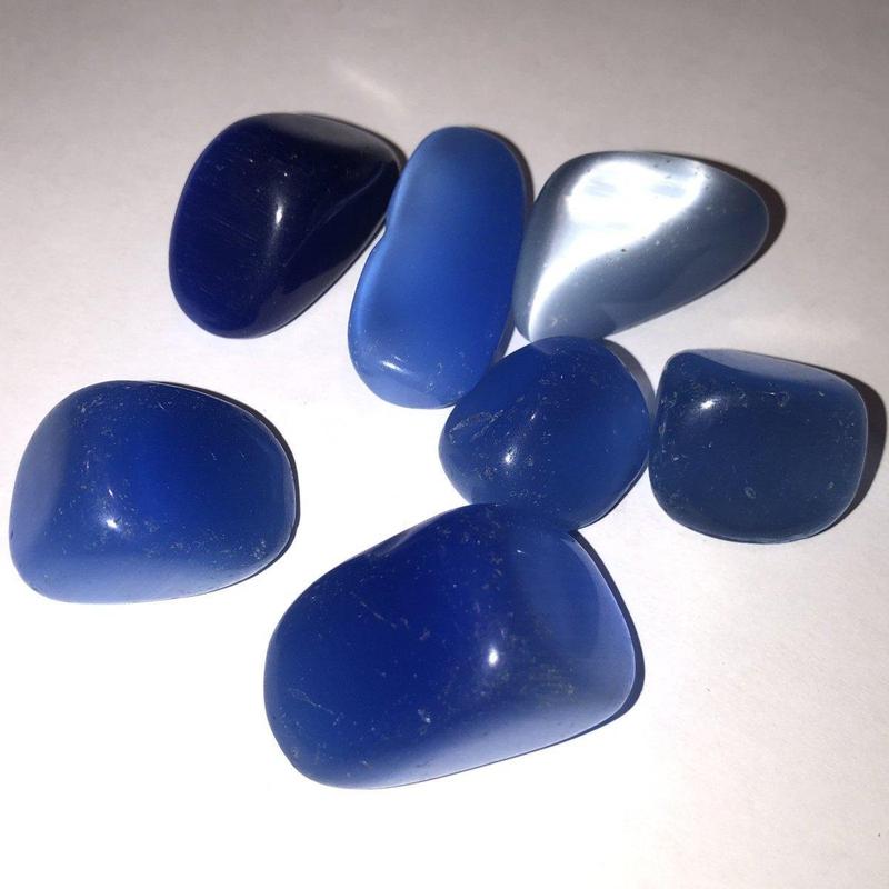 Polished and Colored Fiber Optic Glass Tumbles || Meditation & Intention || USA-Nature's Treasures