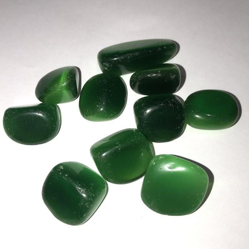 Polished and Colored Fiber Optic Glass Tumbles || Meditation & Intention || USA-Nature's Treasures