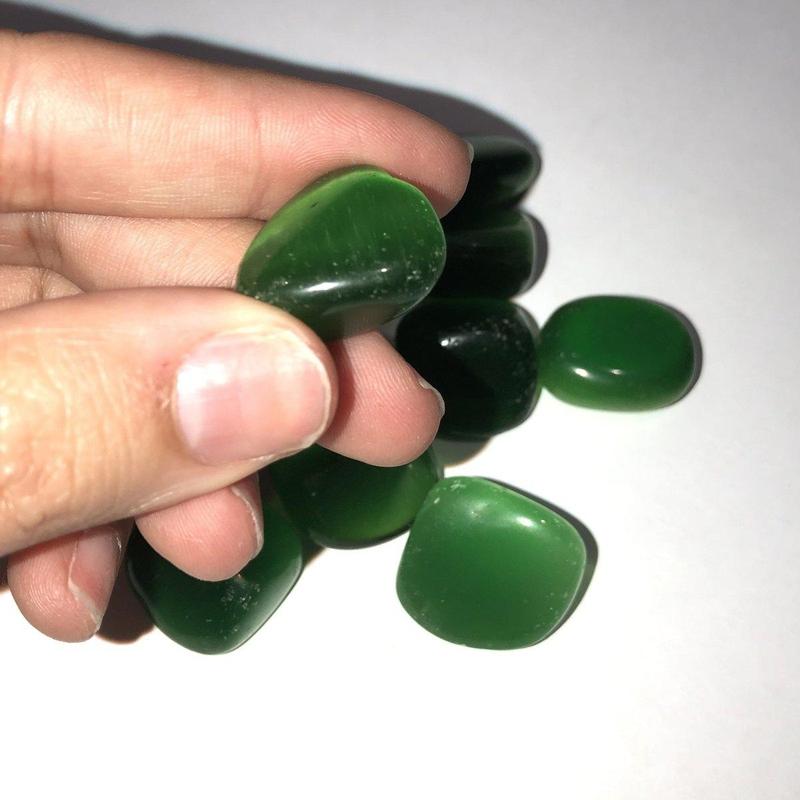 Polished and Colored Fiber Optic Glass Tumbles || Meditation & Intention || USA-Nature's Treasures