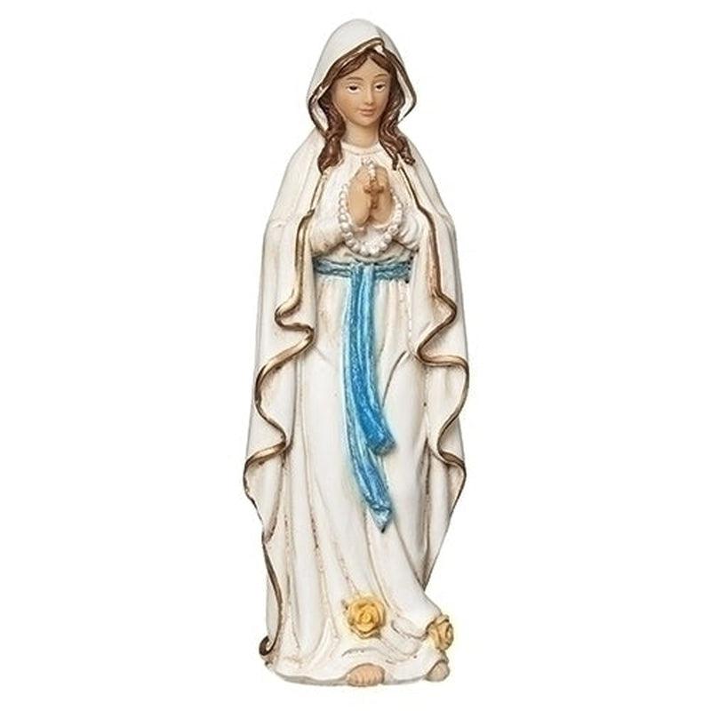 Polyresin Our Lady Of Lourdes Statue Figurine 