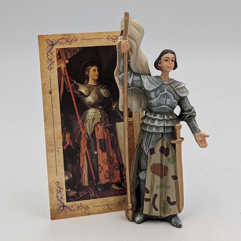 Polyresin St. Joan Of Arc Statue Figurine "Protector Of Heroic Causes"-Nature's Treasures