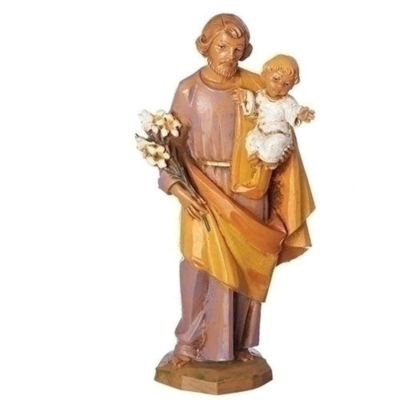 Polyresin St. Joseph Statue Figurine "The Home Seller"-Nature's Treasures